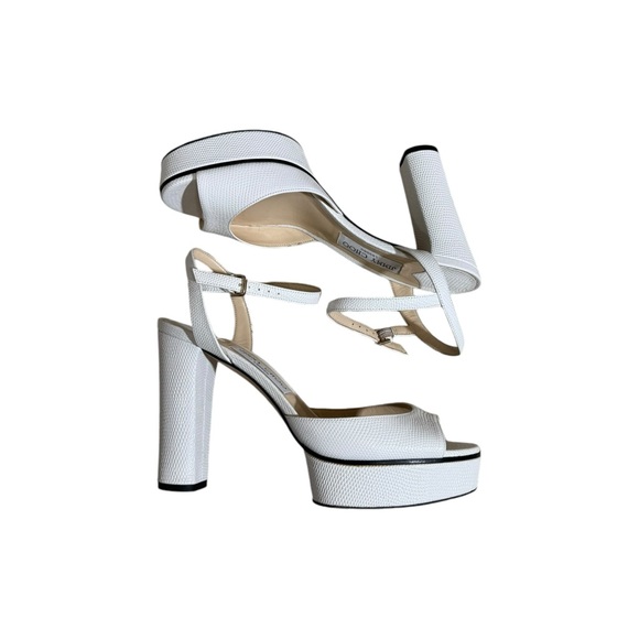 Jimmy Choo Peachy Platform Heels - Picture 2 of 9